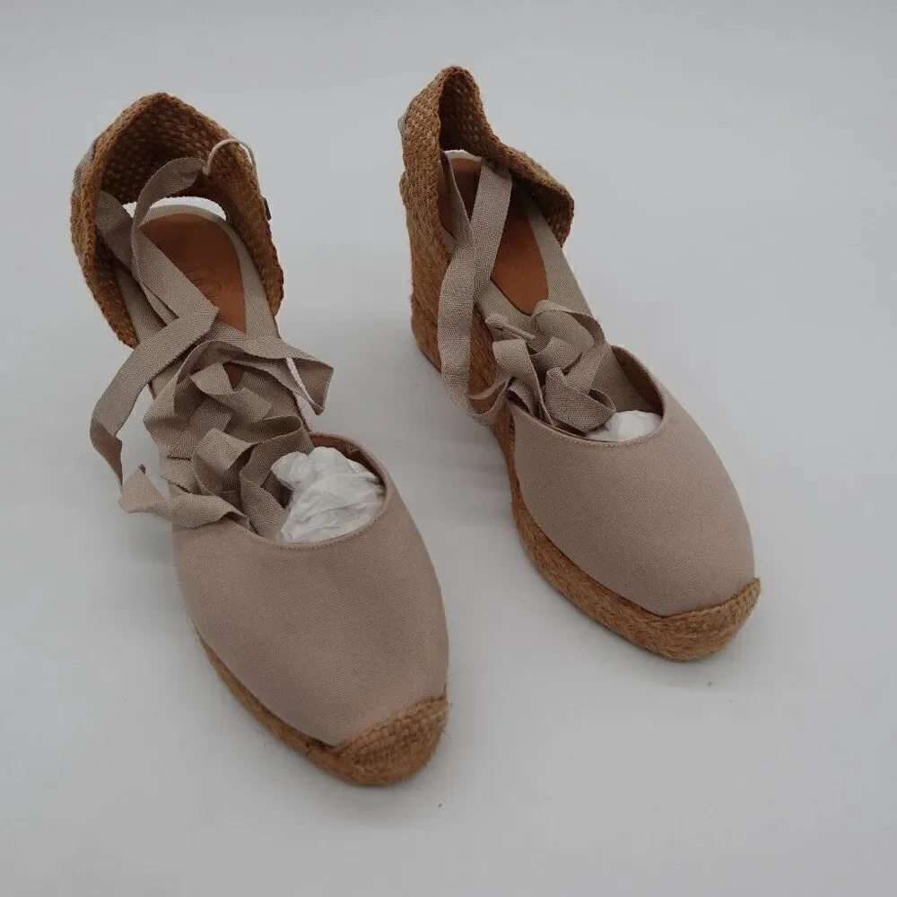 8 BY YOOX WOMEN ESPADRILLE WEDGE SHOES - BNIB
